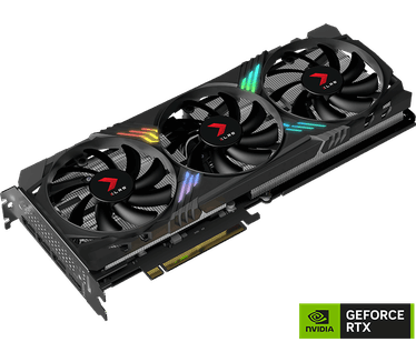 PNY GeForce RTX 4070 12GB XLR8 Gaming VERTO EPIC-X RGB Overclocked Triple Fan