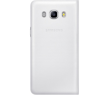 Samsung Galaxy J5 (2016) Flip Wallet - White (Galaxy J5(2016)) Zwart