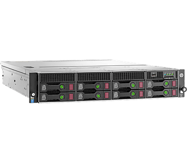 HP Proliant DL80 Gen9 Entry - Server - rack-uitvoering - 2U - 2-weg -