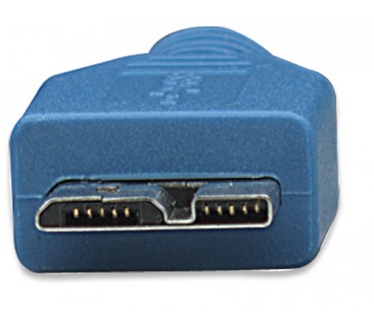 Techly USB 3.0 Superspeed Cable A / Micro B 3m Blue ICOC MUSB3-A-030