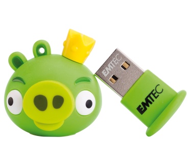 Emtec Angry Birds King Pin 8GB Rood
