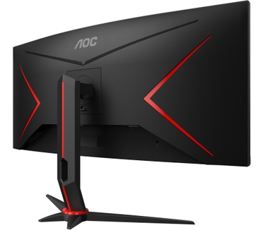 AOC CU34G2/BK Rood, Zwart