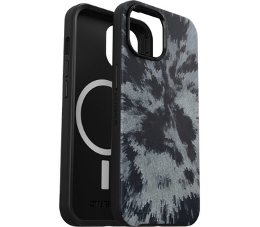 Otterbox Symmetry Series voor MagSafe voor iPhone 15, Burnout Sky (Black)