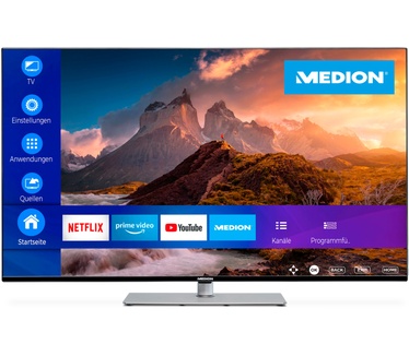 Medion LIFE® X14309 QLED Smart-TV | 108 cm (43 inch) Ultra HD Display | HDR | Dolby Vision | Micro Dimming | MEMC | PVR ready | Netflix | Amazon Prime Video | Bluetooth | DTS HD | Dolby Atmos | HD Triple Tuner | CI+