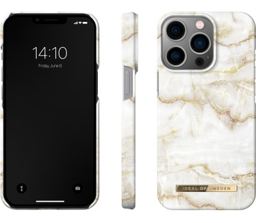 iDeal of Sweden Golden Pearl Marble (iPhone 13 Pro) Goud