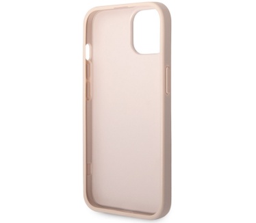 Guess 4G Metal Logo Back Case - Apple iPhone 14 (6.1") - Roze Roze