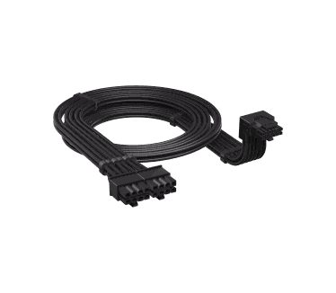 Corsair Type 4 PSU 90° 12V-2x6 Style B Cable Zwart