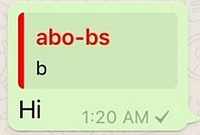 WhatsApp quote