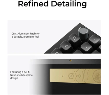 Keychron Q5 Ultra-M3 8K Wireless Custom Mechanical Keyboard, toetsenbord
