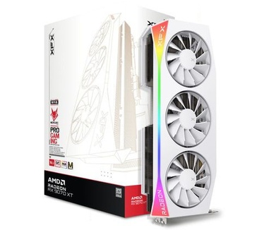 XFX Mercury AMD Radeon RX 9070XT OC White Magnetic Air Edition