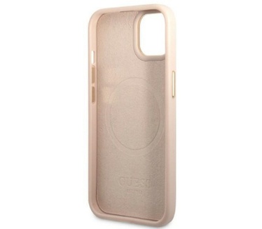 Guess 4G MagSafe Back Case - Apple iPhone 13 (6.1") - Roze Roze