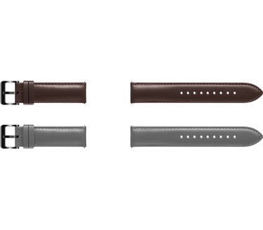 Samsung Gear S2 Classic Leather Strap Armband Grijs(Gear S2 Classic)