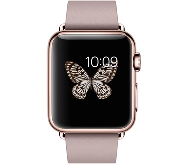 Apple Watch Edition (rozegouden moderne gesp, 38mm) Roze (Grijs, Roze)