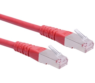 Roline S/FTP Patchkabel Cat.6, 20m, rood 20m