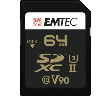 Emtec SDXC UHS-II U3 V90 SpeedIN Pro+ 64GB