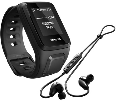 TomTom Spark Music Small (+ koptelefoon) Zwart