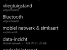 Screenshot Windows Phone 8.1 Update 2 voor review Lumia 640