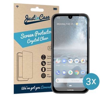 Just in Case Nokia 4.2 Screenprotector - 3 stuks - Transparant