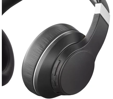 Hama Bluetooth-hoofdtelefoon "Passion Voyage" (Over Ear hoofdtelefoon, ruisonderdrukking, draadloos opladen, hoofdtelefoon met microfoon, met touch-functie, bluetooth-hoofdtelefoon, oorkussens) zwart