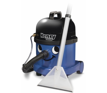 Numatic Henry Wash HVW-370-2 Sproei-extractiemachine blauw met kit AS6