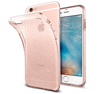 Spigen Apple iPhone 6/6S Liquid Crystal Glitter Case  Roze