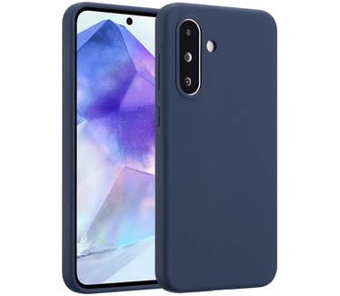 Accezz Liquid Silicone Backcover Samsung Galaxy A36 - Donkerblauw