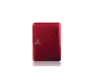 Iomega eGo Portable Hard Drive 320GB Rood
