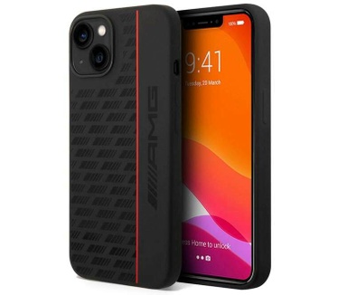 Mercedes-Benz Mercedes-AMG Silicone Back Case - iPhone 14 Plus (6.7") - Zwart Zwart