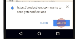 Chrome voor Android - notificatiesi
