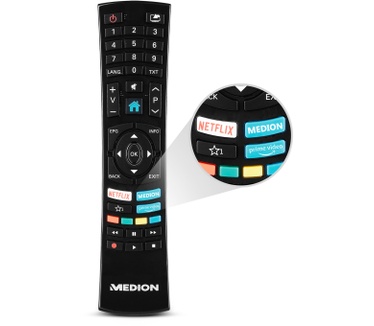 Medion LIFE X15012 Smart-TV | 50 inch | Ultra HD | HDR | Micro Dimming | PVR ready | Netflix | Amazon Prime Video | Bluetooth | CI+