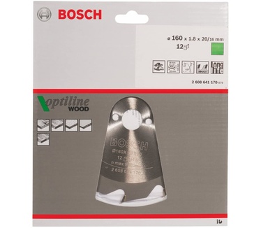 Bosch Optiline Wood Cirkelzaagbladen