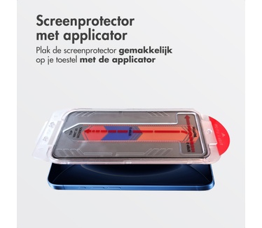 Accezz Gehard Glas Privacy Screenprotector + Applicator voor de Apple iPhone 18 Pro / 17 Pro
