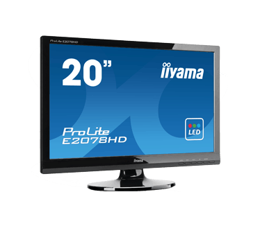 Iiyama ProLite E2078HD-GB1 Zwart