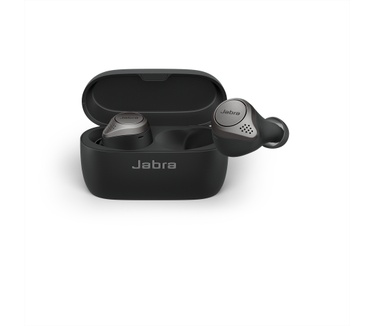 Jabra Elite 75t (draadloos laden) (Titanium, Zwart)