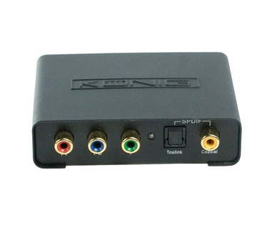 Konig KONIG COMPONENT NAAR HDMI OMVORMER