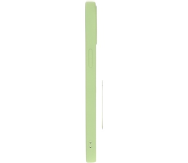 Mobiparts Silicone Cover Apple iPhone 12 Pro Max Pistache Green