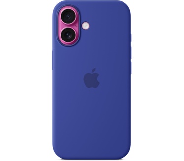 Apple Siliconen Back Cover met MagSafe - iPhone 16 Blauw