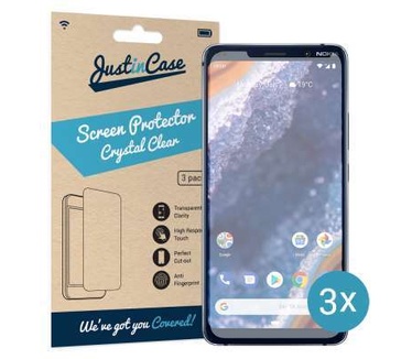 Just in Case Nokia 9 PureView Screenprotector - 3 stuks - Transparant