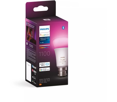 Philips Hue White & Color Ambiance B22 Bluetooth (1100 lumen, 8W) 1-pack