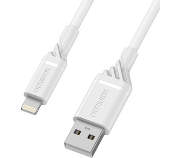 Otterbox Car Charger Bundle 2X USB A 12W + USB A-Lightning Cable 1M, Cloud Dream White