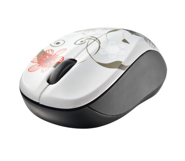 Trust Wireless Mini Mouse greyflower