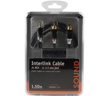 Konig 2xRCA - 3.5mm