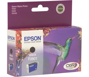 Epson Singlepack Black T0801 Claria Photographic Ink