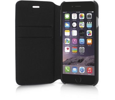 BMW M-Sport Carbon Collection Bookcase (Apple iPhone 6 / 6S) Zwart