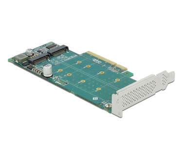 Delock 89045 PCI Express x8 kaart tot 2 x interne NVMe M.2 Key M - Bifurcation -
