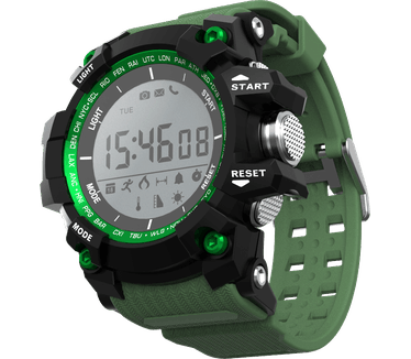 No.1 F2 Smarwatch band Zwart (Groen)