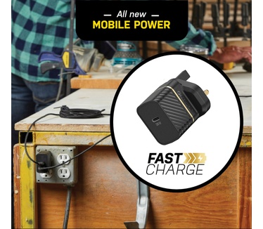 Otterbox UK Wall Charger 30W GaN - 1X USB-C 30W USB-PD, zwart