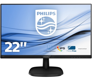 Philips 223V7QDSB Zwart