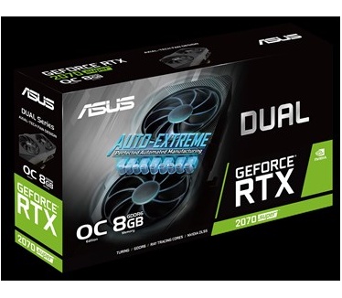 Asus GeForce RTX 2070 Super 8GB Dual Evo OC