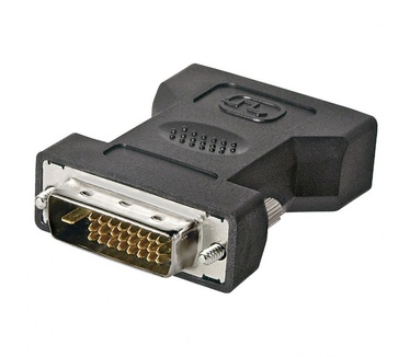 Techly DVI-I to DVI-D Male Female Adapter IADAP DVI-9000 Zwart